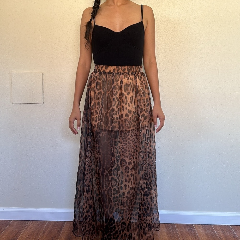 LEOPARD SKIRT - Picture 3 of 13